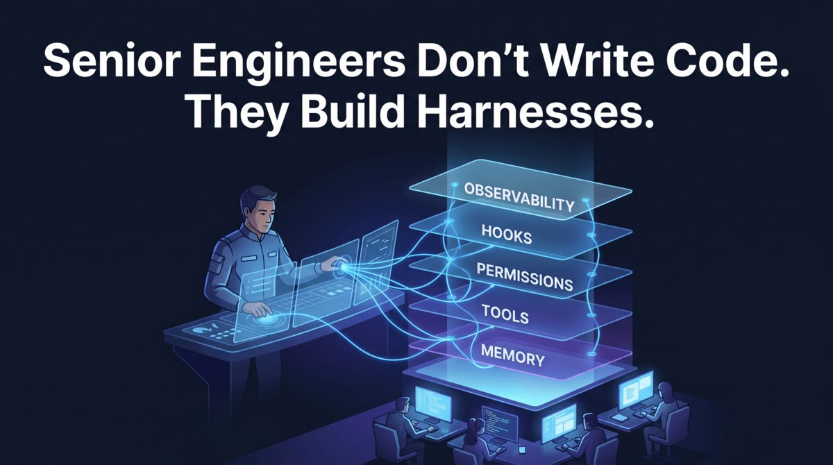 Senior Engineers Don't Write Code. They Build Harnesses.